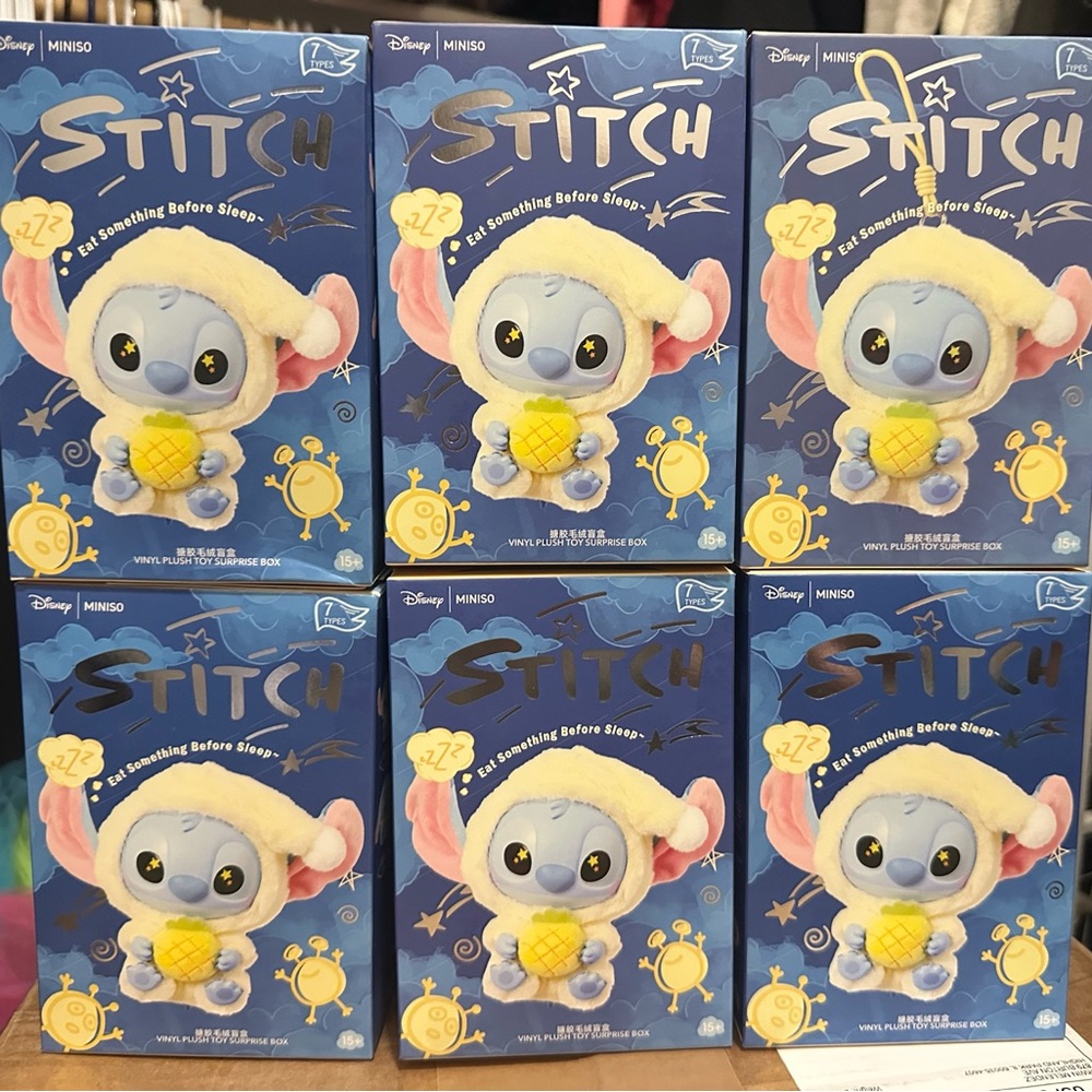 Disney Miniso Stitch Eat Something Before You sleep